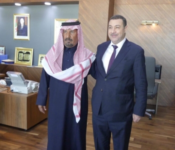 استقبال السيد السعيد سعيود والي ولاية وهران وفدا رسميا من المملكة العربية السعودية بمقر الولاية