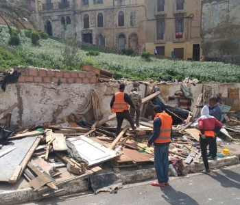 Opération de relogement de 13 familles relevant de la daira d’Oran et destruction de leurs habitas de fortune le 20/03/2023